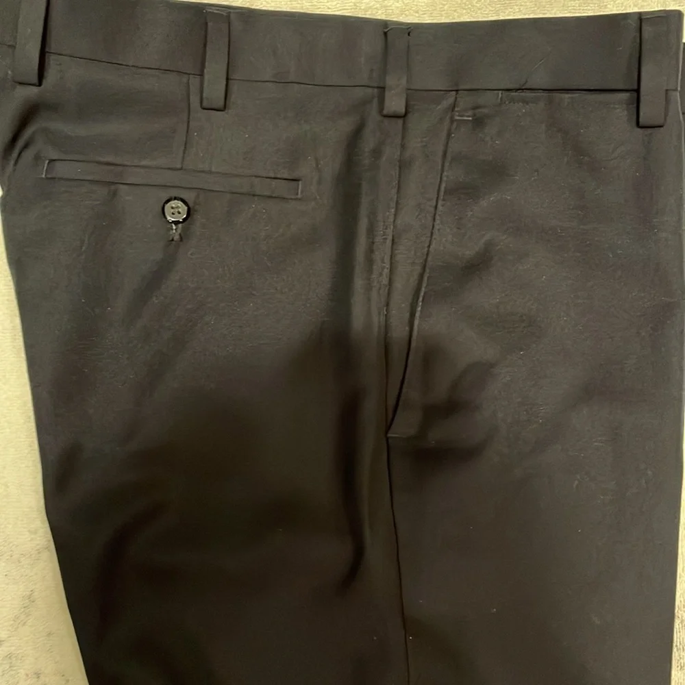 Navy Blue Dress Pants 36x30 by Louis Raphael - Picture 2 of 4